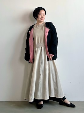 minaさん(レディース・146cm)の春コーディネート