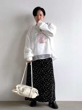 「アイテム（ワンピース/ドレス）」を使った、minaさん（レディース・146cm・30代）の秋コーディネート