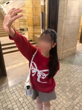 「pom ponette junior（ポンポネットジュニア）のアイテム」を使った、kanaさん（レディース・155cm）の春コーディネート