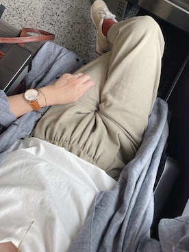 「Three Four Time（ｽﾘｰﾌｫｰﾀｲﾑ）のアイテム」を使った、matinさん（レディース・163cm）の秋コーディネート