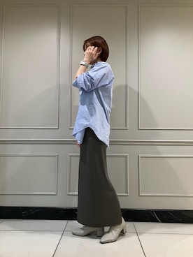「HIMIKO（ヒミコ）のアイテム」を使った、HIMIKO　横浜高島屋店さん（レディース・172cm）の秋コーディネート