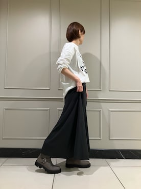 「HIMIKO（ヒミコ）のアイテム」を使った、HIMIKO　横浜高島屋店さん（レディース・162cm）の秋コーディネート