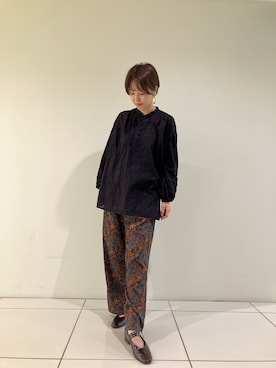 「ショートヘア」｜HIMIKO　横浜高島屋店さん（レディース・159cm）の秋コーディネート