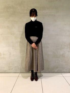 「うしろ姿」｜HIMIKO　横浜高島屋店さん（レディース・163cm）の秋コーディネート