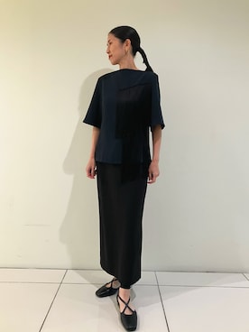 「HIMIKO（ヒミコ）のアイテム」を使った、HIMIKO　横浜高島屋店さん（レディース・157cm）の秋コーディネート