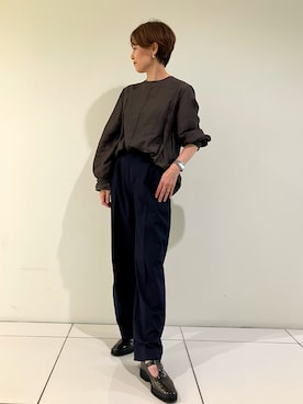 「HIMIKO（ヒミコ）のアイテム」を使った、HIMIKO　横浜高島屋店さん（レディース・159cm）の秋コーディネート
