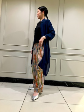 「卑弥呼（ヒミコ）のアイテム」を使った、HIMIKO　横浜高島屋店さん（レディース・159cm）の春コーディネート
