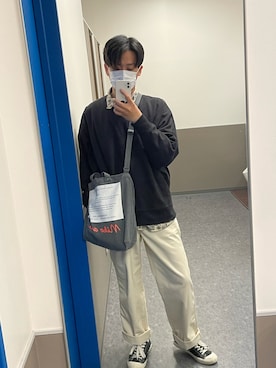 りーあおさん（メンズ・180cm）の春コーディネート