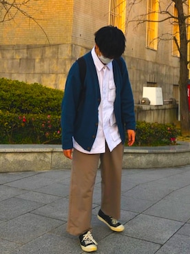 りーあおさん(メンズ・180cm)の春コーディネート