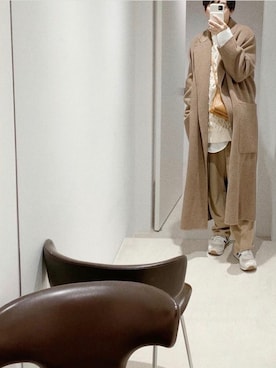 「TODAYFUL（トゥデイフル）のアイテム（ジャケット/アウター）」を使った、FUMITO HOSOYAさん（メンズ・163cm）の冬コーディネート