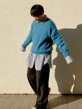 「TODAYFUL（トゥデイフル）のアイテム」を使った、FUMITO HOSOYAさん（メンズ・163cm）の冬コーディネート