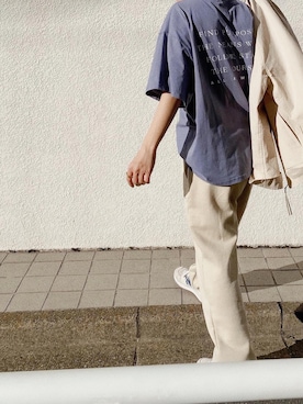 「CREDONA（クレドナ）のアイテム（その他アウター）」を使った、FUMITO HOSOYAさん（メンズ・163cm）の冬コーディネート