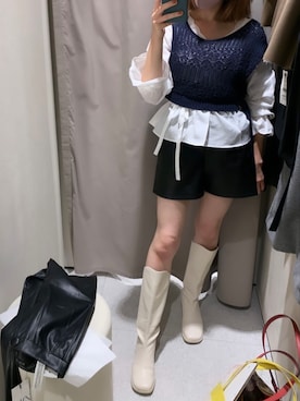 「REDYAZEL（レディアゼル）のアイテム」を使った、Sharii_closetさん（レディース・158cm）の秋コーディネート