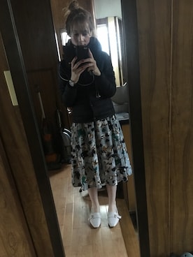 「VIS（ビス）のアイテム（スカート）」を使った、Sharii_closetさん（レディース・158cm）の秋コーディネート