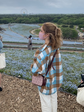 「GAP（ギャップ）のアイテム（パンツ）」を使った、shannaasさん（レディース・158cm）の夏コーディネート