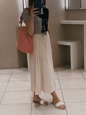 「Maison de FLEUR（メゾンドフルール）のアイテム」を使った、Sharii_closetさん（レディース・158cm）の夏コーディネート