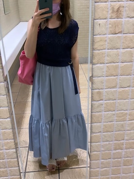 「Maison de FLEUR（メゾンドフルール）のアイテム」を使った、Sharii_closetさん（レディース・158cm）の秋コーディネート