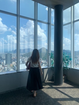 「TOMMY HILFIGER（トミーヒルフィガー）のアイテム」を使った、shannaasさん（レディース・158cm）の春コーディネート