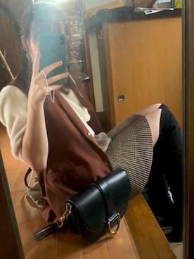 「COCO DEAL（ココディール）のアイテム」を使った、Sharii_closetさん（レディース・158cm）の秋コーディネート