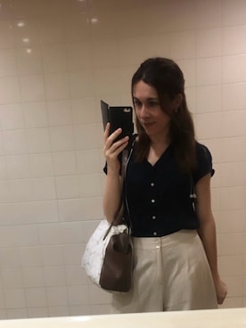 「coca（coca）（コカ）のアイテム」を使った、Sharii_closetさん（レディース・158cm）の秋コーディネート