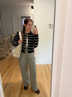 「anuans（アニュアンス）のアイテム」を使った、Sharii_closetさん（レディース・158cm）の秋コーディネート