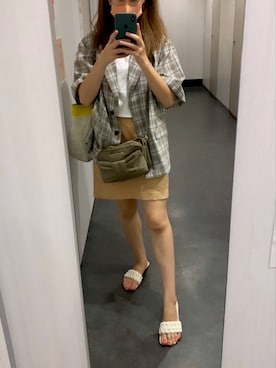 「mysty woman（ミスティウーマン）のアイテム（上衣、その他）」を使った、Sharii_closetさん（レディース・158cm）の秋コーディネート
