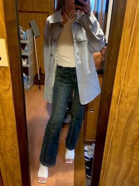 「MURUA（ムルーア）のアイテム（ブーツ）」を使った、Sharii_closetさん（レディース・158cm）の秋コーディネート
