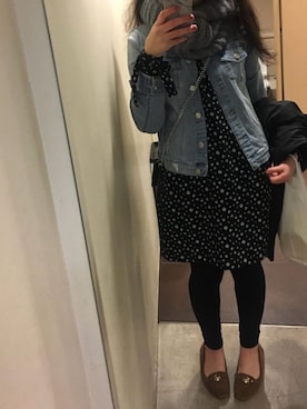 「ZARA（ザラ）のアイテム（ワンピース/ドレス）」を使った、Sharii_closetさん（レディース・158cm）の秋コーディネート