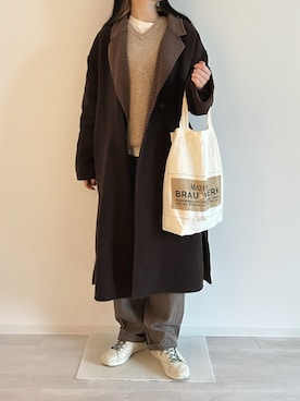 「LOWRYS FARM（ローリーズファーム）のアイテム（その他アウター）」を使った、wan5wanさん（レディース・156cm）の冬コーディネート