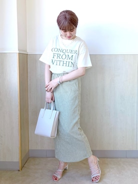 MATSUさん（レディース・158cm）の夏コーディネート