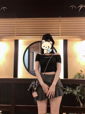 「KIRSH（キルシー）のアイテム（帽子）」を使った、miuさん（レディース・168cm）の夏コーディネート