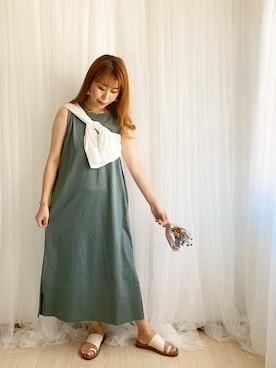 おれなさん（レディース・156cm）の夏コーディネート