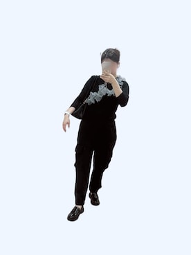 「アイテム（カーゴパンツ）」を使った、patopato7さん（レディース・158cm）の秋コーディネート