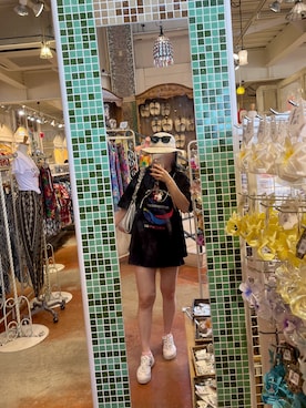 「アイテム（サングラス）」を使った、patopato7さん（レディース・158cm）の秋コーディネート