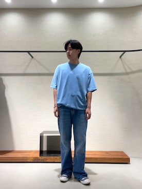 柳田倫太郎さん（メンズ・174cm）の夏コーディネート