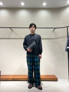 柳田倫太郎さん(メンズ・174cm)の秋コーディネート