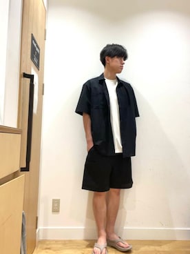 柳田倫太郎さん(メンズ・174cm)の夏コーディネート