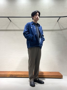 「URBAN RESEARCH DOORS」｜柳田倫太郎さん（メンズ・174cm）の秋コーディネート