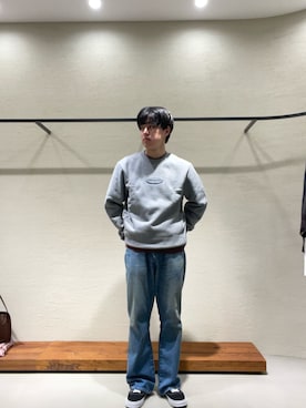 「URBAN RESEARCH DOORS（アーバンリサーチドアーズ）のアイテム（スウェット）」を使った、柳田倫太郎さん（メンズ・174cm）の秋コーディネート