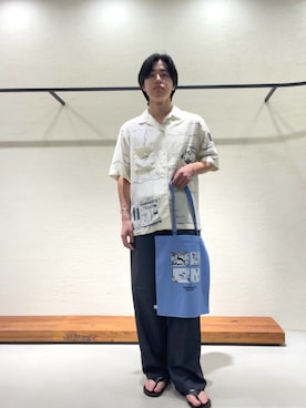 柳田倫太郎さん(メンズ・174cm)の夏コーディネート