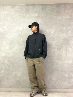 柳田倫太郎さん（メンズ・174cm）の冬コーディネート