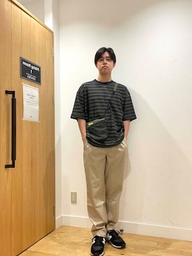 「KEEN（キーン）のアイテム」を使った、柳田倫太郎さん（メンズ・174cm）の夏コーディネート