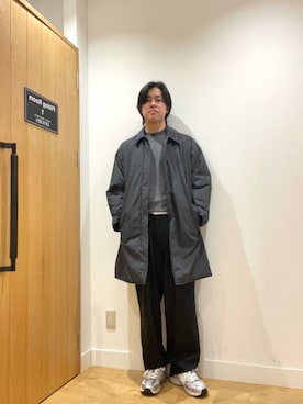 柳田倫太郎さん(メンズ・174cm)の冬コーディネート