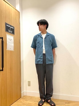 柳田倫太郎さん(メンズ・174cm)の夏コーディネート