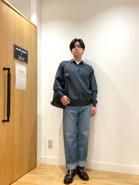 「アーバンリサーチドアーズ」｜柳田倫太郎さん（メンズ・174cm）の秋コーディネート