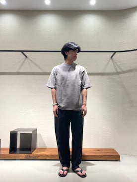 「CASIO(カシオ)のアイテム」を使った、柳田倫太郎さん(メンズ・174cm)の夏コーディネート