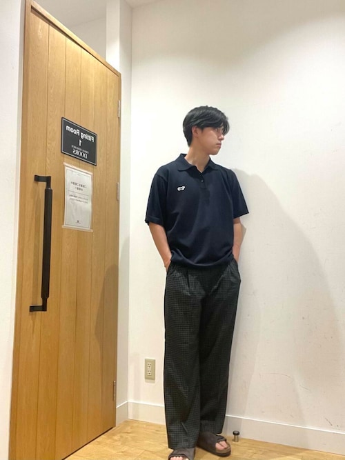 FARAH　Out Tuck Wide Tapered PANTS