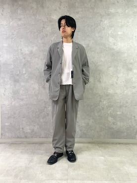 柳田倫太郎さん(メンズ・174cm)の春コーディネート
