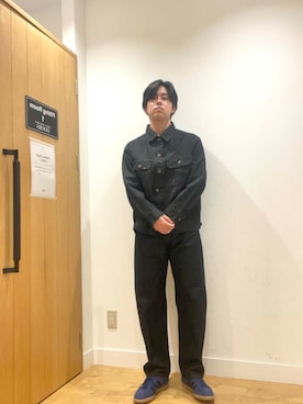 「アーバンリサーチドアーズ」｜「アイテム（デニムジャケット）」を使った、柳田倫太郎さん（メンズ・174cm）の夏コーディネート