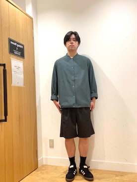 「アーバンリサーチドアーズ」｜柳田倫太郎さん（メンズ・174cm）の夏コーディネート